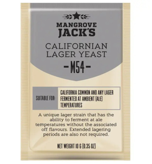 Пивні дріжджі Mangrove Jack's Californian Lager M54. Дріжджі для пива Мангрув Джек. Для лагерів