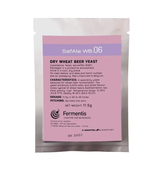 Пивні дріжджі Fermentis Safale WB-06 для пшеничного пива Пивні дріжджі Fermentis Safale WB-06 для пшеничного пива