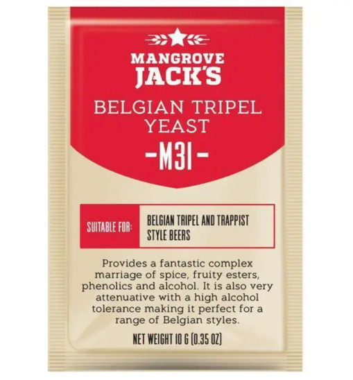 Дріжджі Mangrove jack's Belgian Tripel Yeast M31 Дріжджі Mangrove jack's Belgian Tripel Yeast M31