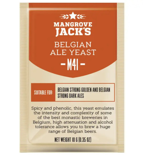 Дріжджі для елів а белгійському стилі Mangrove Jack's Belgian Ale M41 Дріжджі для елів а белгійському стилі Mangrove Jack's Belgian Ale M41