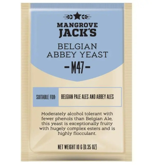 Дріжджі для елей Mangrove Jack's Belgian Abbey M47. Пивні дріжджі Мангрув Джек Дріжджі для елей Mangrove Jack's Belgian Abbey M47. Пивні дріжджі Мангрув Джек