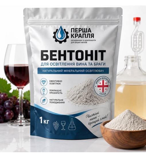 Бентонит светлый (Грузия) 1 кг