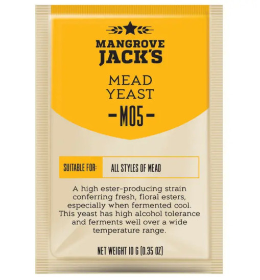 Дрожжи для меда Mangrove Jack's Mead Yest M05 - для медовых вин (медовухи) Мангрув Джек - Новая Зеландия Дрожжи для меда Mangrove Jack's Mead Yest M05 - для медовых вин (медовухи) Мангрув Джек - Новая Зеландия